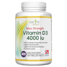 Incite Nutrition vitamin D3 pill