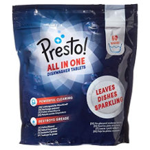 Presto dishwasher tablet