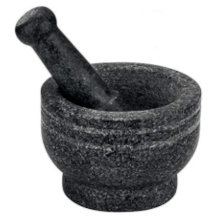 Tera mortar and pestle